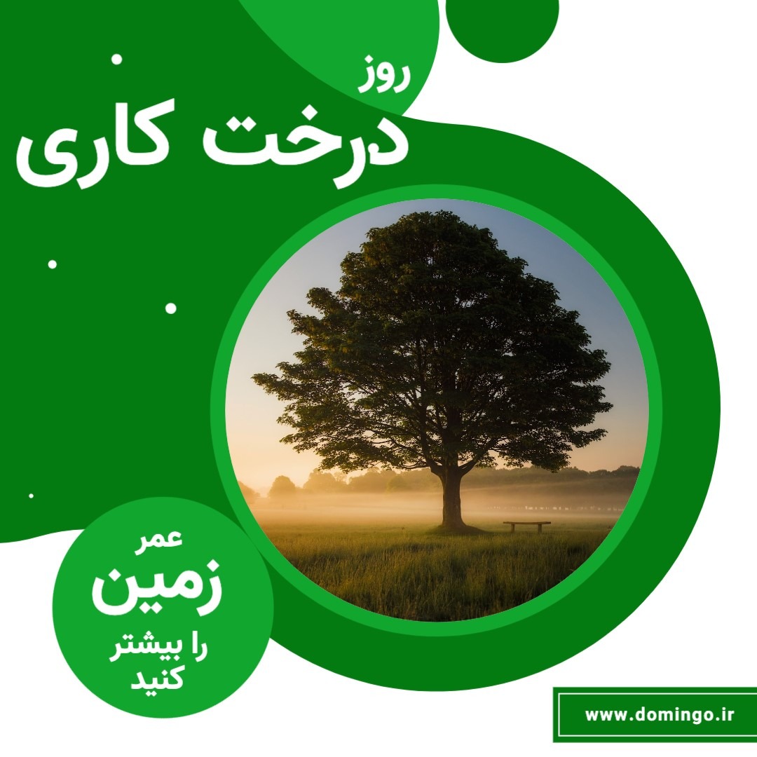 طراحی پست اینستا برای روز درختکاری